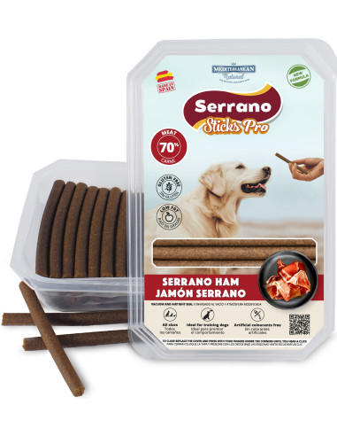 SERRANO STICKS PRO DE JAMÓN SERRANO, 800 g (CAJA 9UD)