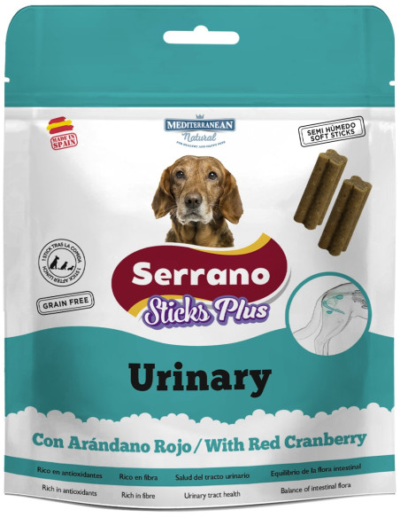 SERRANO STICKS PLUS  110g, URINARY (CAJA 12UD)