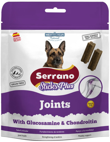 SERRANO STICKS PLUS  110g, JOINTS - ARTICULACIONES (CAJA 12UD)