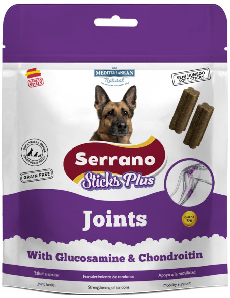 SERRANO STICKS PLUS  110g, JOINTS - ARTICULACIONES (CAJA 12UD)