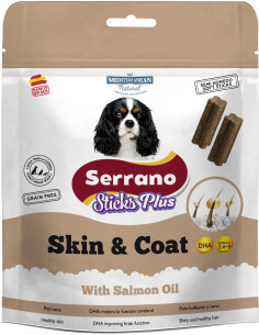 SERRANO STICKS PLUS 110g, PELO Y PIEL (CAJA 12UD) 2