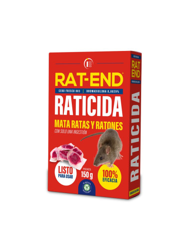 RAT-END CEBO FRESCO 003 ESTUCHE 150 GR (CAJA 36UD)