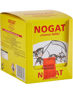 NOGAT RATICIDA 10GR./  (CAJA 15 UNID)
