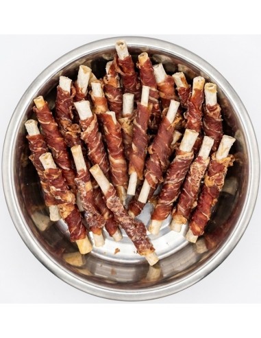 SNACK NATURAL PALITOS DE PIEL CON CONEJO 500GR