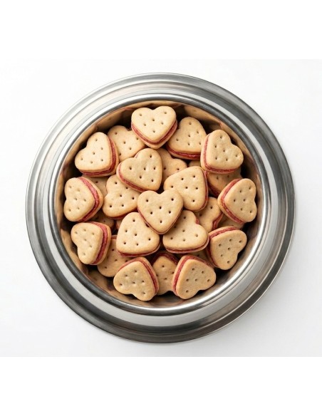 BBX GALLETAS RELLENAS EN FORMA DE CORAZON 2KG