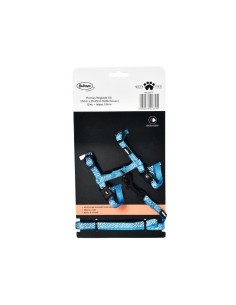 BBX ARNES GATO ANIMAL PRINT 25/45CM+CORREA 10MM XS AZUL