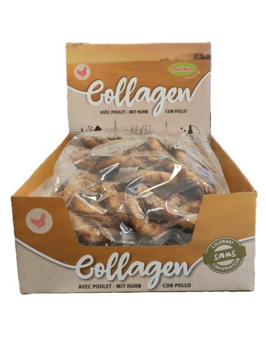 BBX PRETZEL DE COLAGENO CON POLLO 10X8CM (36UD)