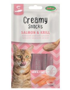 BBX Creamy Snack Skin&Coat de Salmon y Krill (4p)