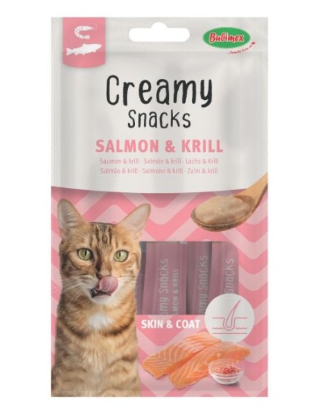 BBX Creamy Snack Skin&Coat de Salmon y Krill (4p)