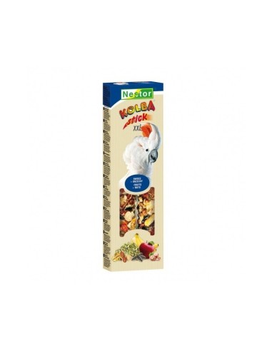 NESTOR STICK XXL CON FRUTAS Y NUECES LOROS GRANDES 150G (2UN)