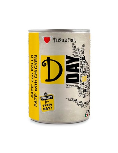 DISUGUAL D-Day WET CAT FOOD CHICKEN 400 GR (6)