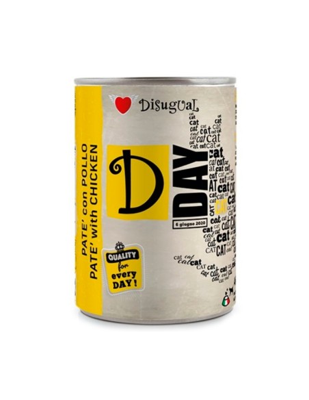 DISUGUAL D-Day WET CAT FOOD CHICKEN 400 GR (6)