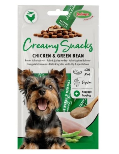 BBX CREAMY SNACKS DOG POLLO Y JUDIAS VERDES 60GR (4P)