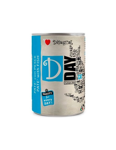 DISUGUAL D-Day WET CAT FOOD FISH 400 GR (6)