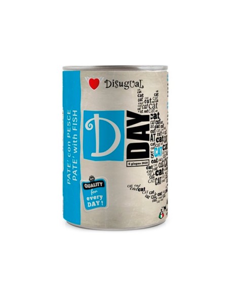 DISUGUAL D-Day WET CAT FOOD FISH 400 GR (6)