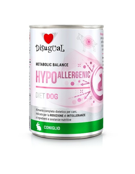 *HYPOALLERGENIC* RABBIT DISUGUAL DIET DOG WET FOOD 400 GR (6