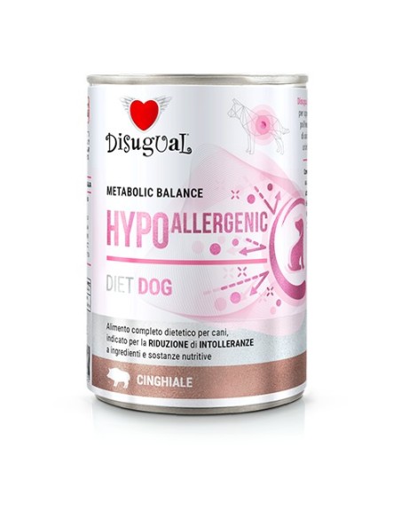 *HYPOALLERGENIC* WILD BOAR DISUGUAL DIET DOG WET FOOD 400 GR