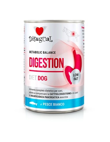 *DIGESTION L.F.* WHITE FISH DISUGUAL DIET DOG WET FOOD 400GR