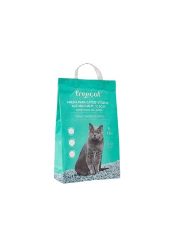 FD ARENA NATURAL AGLOMERANTE PARA GATOS DE SOJA CARBÓN ACTIVO 2,5KG (6L)