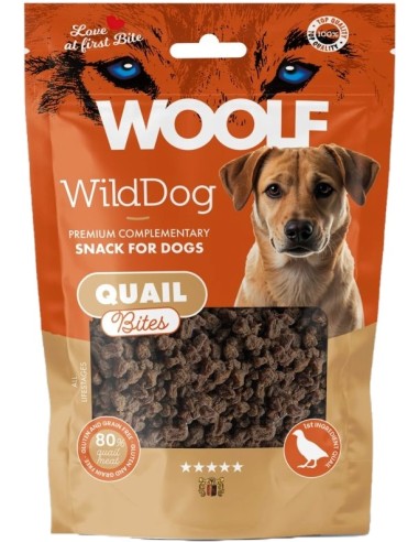 WOOLF WILDDOG SOFT BITES CODORNIZ 100GR