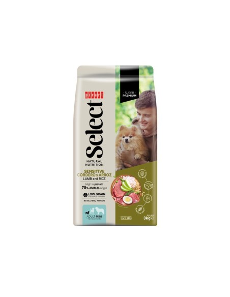 SELECT ADULT MINI SENSITIVE LAMB AND RICE 3KG
