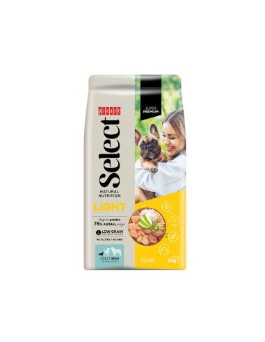SELECT MINI LIGHT CHICKEN AND RICE 800GR