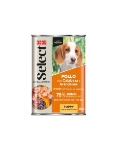 SELECT PUPPY JUNIOR CHICKEN WITH PUMPKIN WET 400g