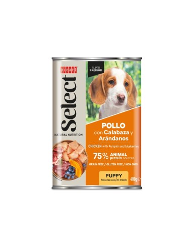 SELECT PUPPY JUNIOR CHICKEN WITH PUMPKIN WET 400g