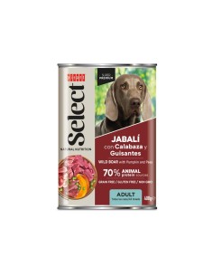 SELECT ADULT WILD BOAR WITH PUMPKIN WET 400g