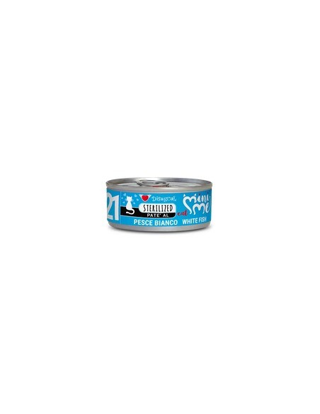 MINI-ME 21 - STERILIZED WHITE FISH -  85 GR (12)