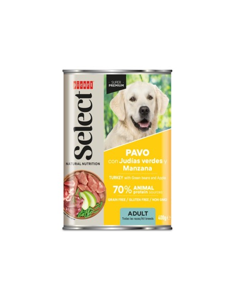 SELECT LIGHT TURKEY WITH GREEN BEANS WET 400g