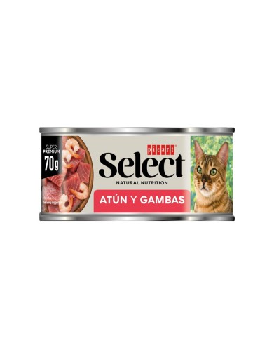 SELECT CAT ADULT TUNA AND  SHRIMP WET 70gr