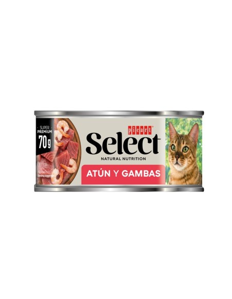 SELECT CAT ADULT TUNA AND  SHRIMP WET 70gr