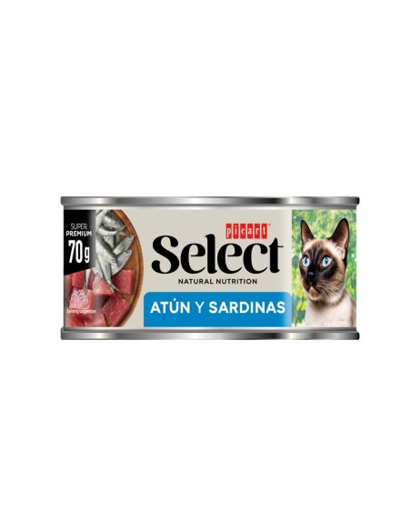 SELECT CAT ADULT TUNA AND SARDINES WET 70gr