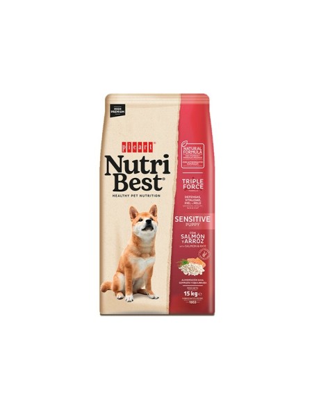 NUTRIBEST PUPPY SENSITIVE SALMON AND RICE 15KG