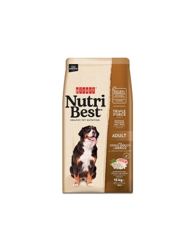 NUTRIBEST ADULT IBERIAN PORK AND RICE 15KG