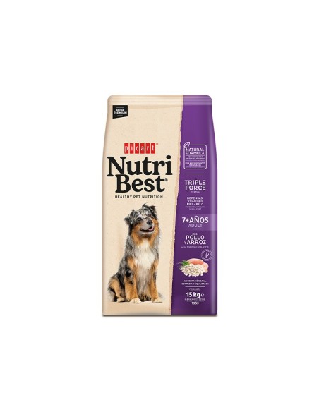 NUTRIBEST ADULT 7+ YEARS CHICKEN & RICE 15KG