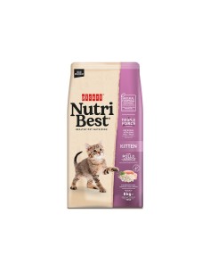 NUTRIBEST CAT KITTEN CHICKEN & RICE 8KG