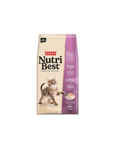 NUTRIBEST CAT KITTEN CHICKEN & RICE 8KG