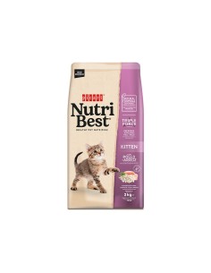 NUTRIBEST CAT KITTEN CHICKEN & RICE 2KG