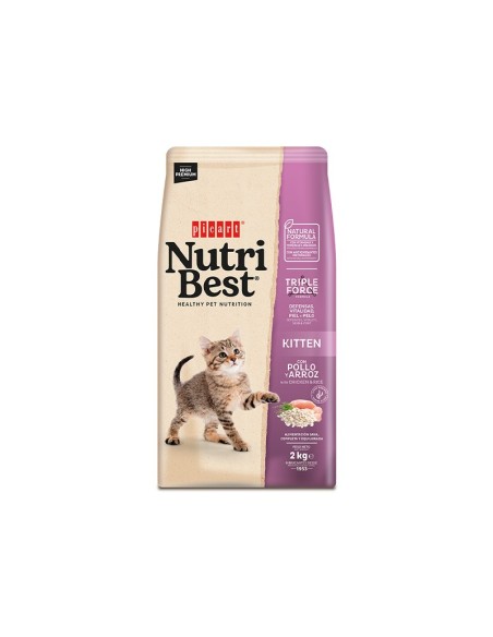 NUTRIBEST CAT KITTEN CHICKEN & RICE 2KG