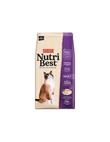 NUTRIBEST CAT ADULT CHICKEN & RICE 2KG