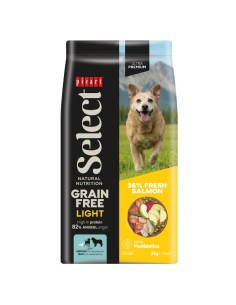 SELECT ADULT LIGHT GRAIN FREE SALMON 3KG