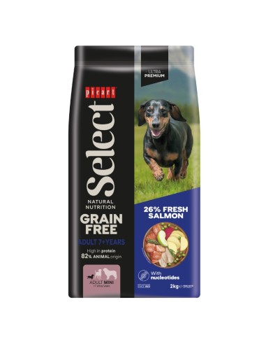 SELECT ADULT MINI 7+YEARS GRAIN FREE SALMON 2KG