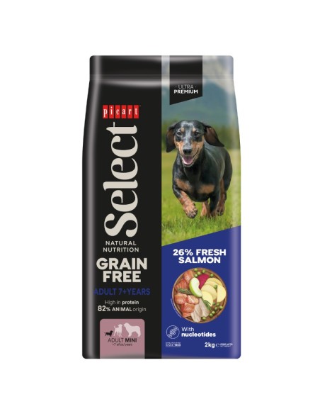 SELECT ADULT MINI 7+YEARS GRAIN FREE SALMON 2KG