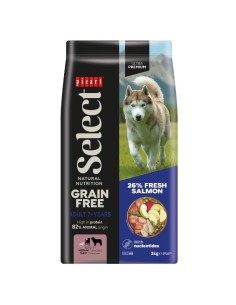SELECT ADULT 7+YEARS GRAIN FREE SALMON 3KG