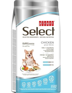 SELECT PUPPY STARTER CHICKEN AND RICE 2,5KG