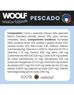 WOOLF ULTIMATE HÚMEDO GATO ADULTO - ESTERILIZADO PESCADO BLANCO 85gr 2