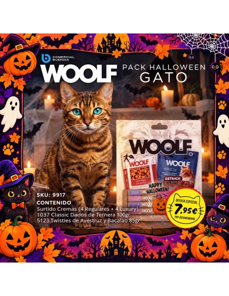 WOOLF SURTIDO HALLOWEEN GATO (BOLSA)