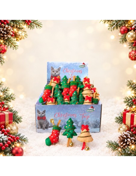 BBX XMAX PELUCHES NAVIDAD EN CASA 7X5CM (24UD)